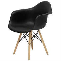 Кресло Barneo N-14 WoodMold Eames style черный - фото 17096