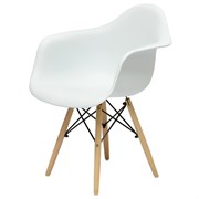 Кресло Barneo N-14 WoodMold Eames style белый