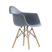 Кресло Barneo N-14 WoodMold Eames style серый
