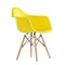 Кресло Barneo N-14 WoodMold Eames style желтый - фото 17084